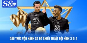 Cấu trúc vận hành sơ đồ chiến thuật đội hình 3-5-2